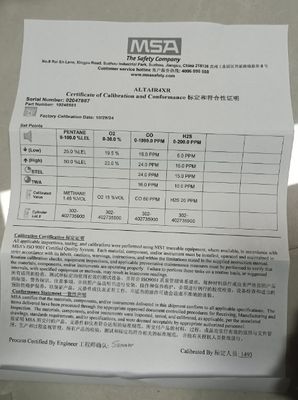 Industrial Use Effective Detects CO NO2 Equipment 4X 5X 4XR CH4 Leak Detector Rechargeable MSA ALTAIR O2 Gas Detecto