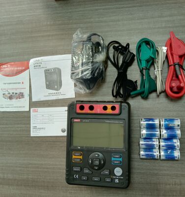 UNI-T UT513 Ac Dc USB Insulation Resistance Tester PI/DAR Measurement Parameter Record Analysis Digital Used