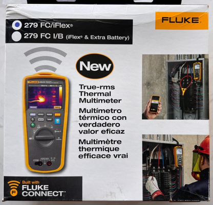 Fluke 279FC True-rms Thermal Multimeter with Infrared Camera and 1000V Voltage Measurement