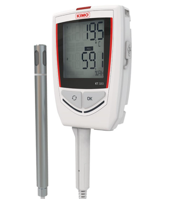 KIMO KT 320 Temperature Bluetooth Multi-Function Data Logger , measure up to five recordable parameters simultaneously.