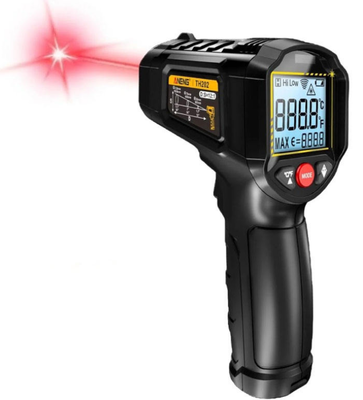 Aneng Th202 Industrial Thermometer Non-Contact Infrared Laser Sensor Rapid Measuring Instrument -50℃~600℃ OEM Supported