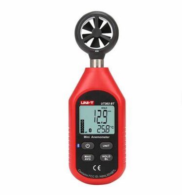UNI-T UT363/UT363BT Mini Anemometer with 0.01m/s Resolution ABS Material and 118g Net Weight