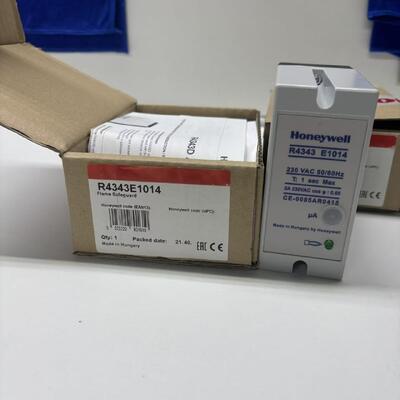 Honeywell R4343E1014 Relay Flame Detector New In Box for Industrial Safety