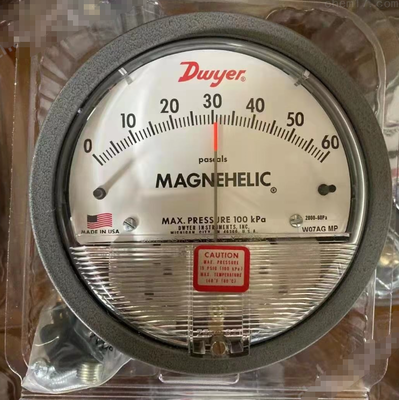 2000-60pa Differential Pressure Sensor 10.5-30 VDC Providing 2 Percent Accuracy Ideal for Ventilation and Air Monitoring