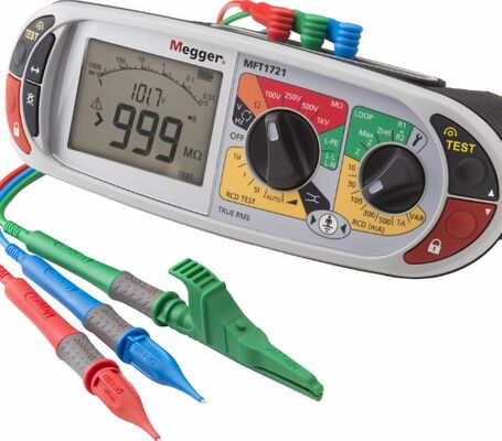 Megger MFT1721 Máy kiểm tra cài đặt đa chức năng để kiểm tra điện toàn diện